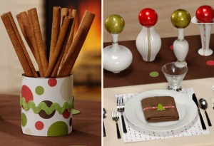 Новогодняя сервировка стола - “Горячий шоколад”