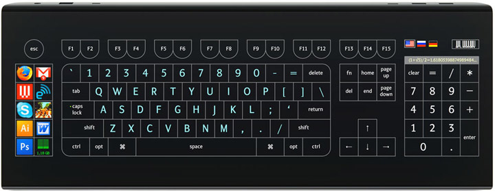 Optimus Tactus Keyboard