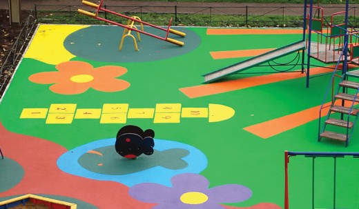 Покрытие детской площадки: советы