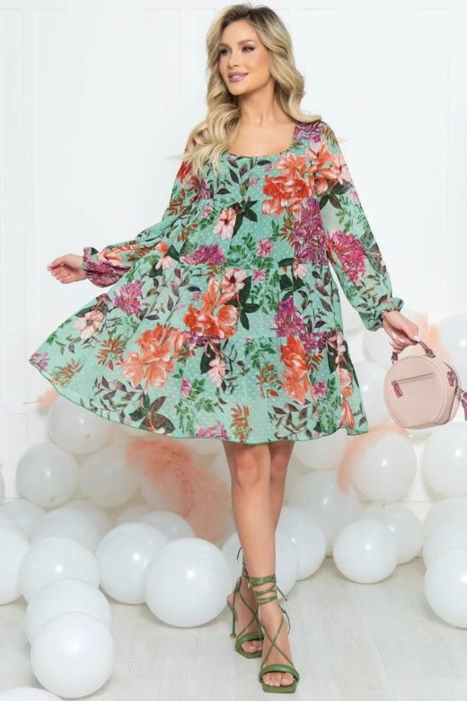 Платье с цветочным принтом – весна в вашем гардеробе