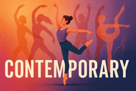 Базовые движения и техника танца contemporary для начинающих