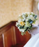 Белый свадебный букет: нежная классика