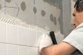 Укладка плитки в ванной комнате своими руками