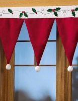 Как украсить шторы к Новому году?