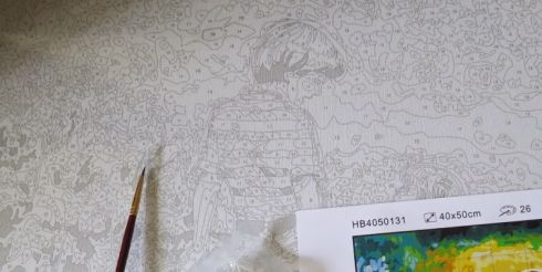 Рисование по номерам на холсте и картоне