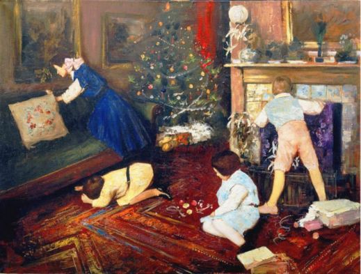 Новый год и Рождество в картинах великих художников