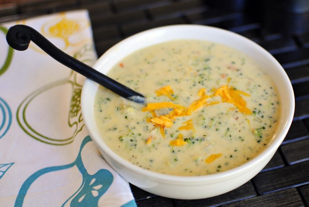 Сырный суп с брокколи фото-рецепт