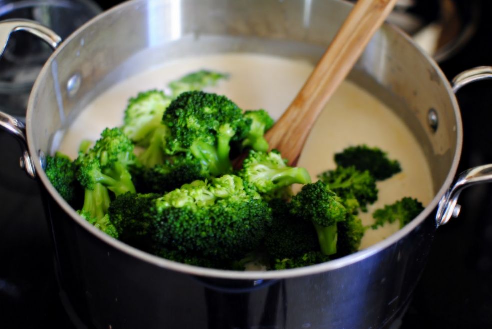Сырный суп с брокколи фото-рецепт