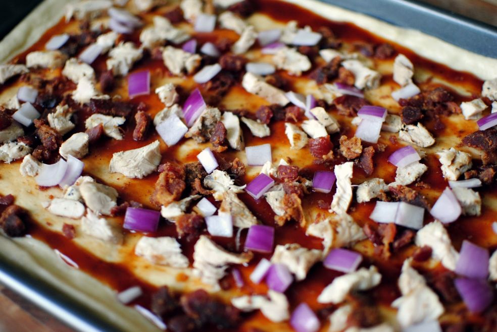 Пицца с фазаном на гриле фото-рецепт